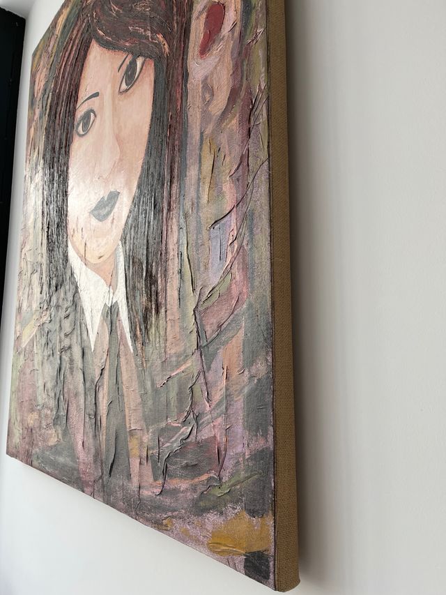 Cuadro acrílico  multicolor J.Luis Garcia