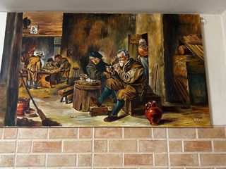 Cuadro antiguo óleo sobre lienzo