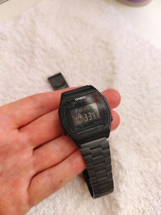 Reloj Casio vintage negro
