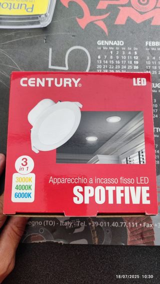 Faretto LED Century Spotfive 14W-28W