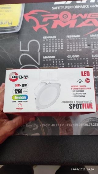 Faretto LED Century Spotfive 14W-28W