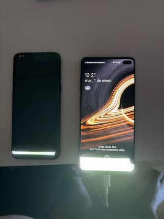 Samsung Galaxy S8 & S10 Plus - negros