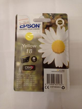 Tinta Epson 18 - Amarillo, Magenta, Cian, NegroXl