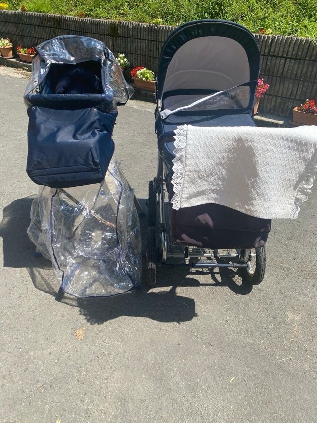 Coche bebé Jane Royal. Capazo y silla