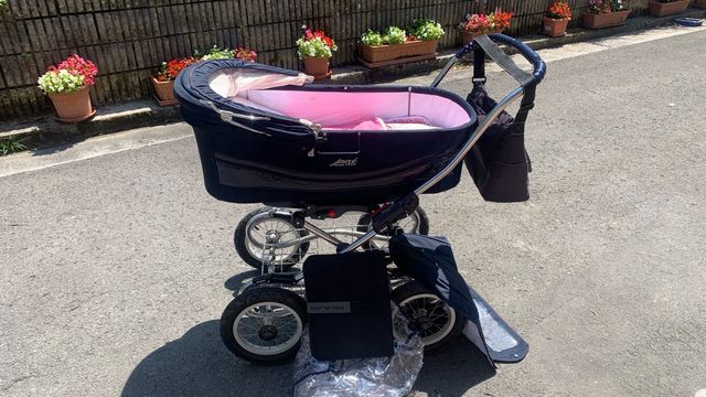 Coche bebé Jane Royal. Capazo y silla