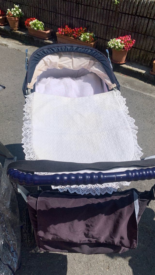 Coche bebé Jane Royal. Capazo y silla