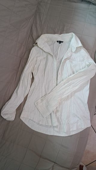Camicia bianca elegante veste M/L