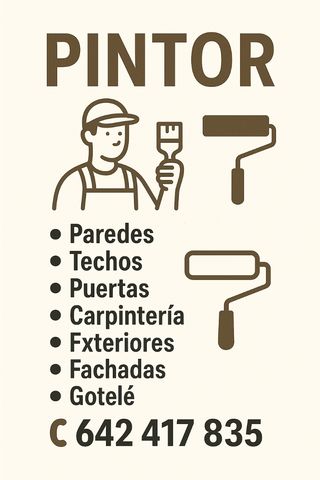 Pintor económico paredes, techos