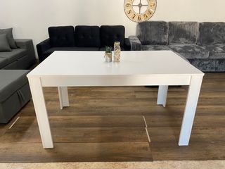 ¡¡Mesa de comedor blanca de 140cm!!
