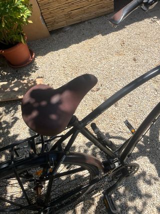 Bicicleta clásica negra