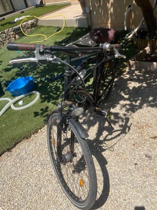 Bicicleta clásica negra