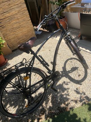 Bicicleta clásica negra