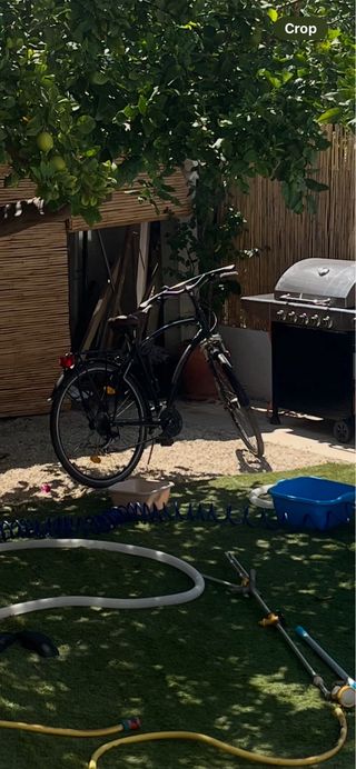 Bicicleta clásica negra