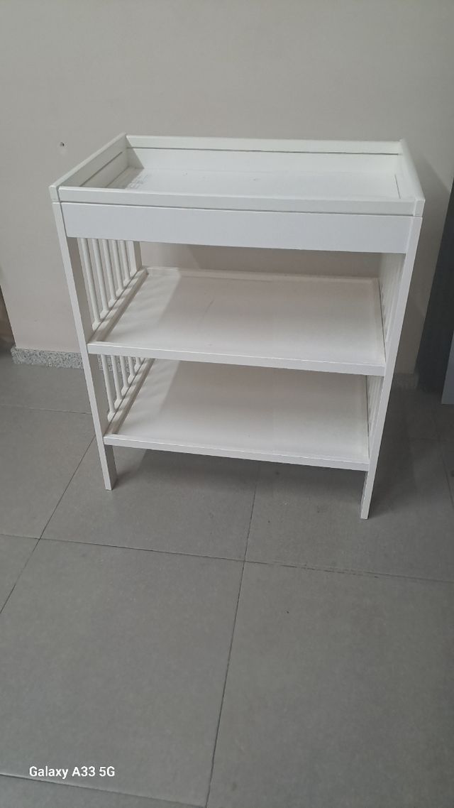 Cambiador bebé blanco