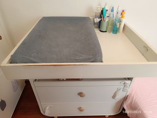 Cambiador MYLLRA Ikea blanco