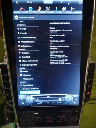 Pantalla Android Infiniti Q50 