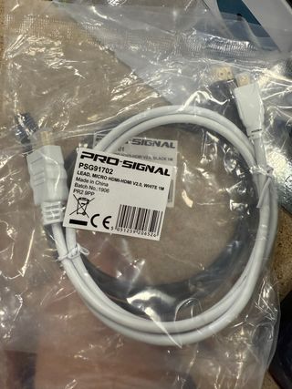 Cable HDMI PRO-SIGNAL Micro y Estándar