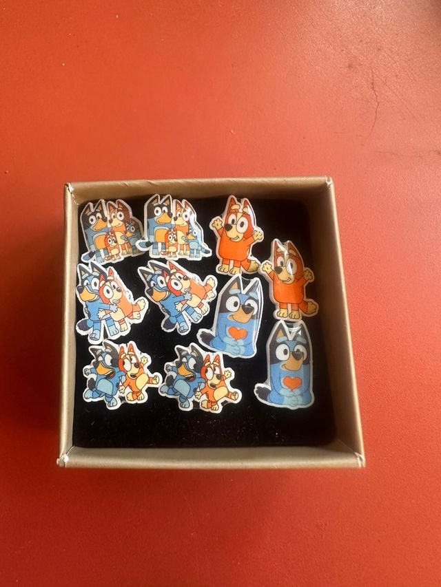 Pendientes Bluey - 10 piezas - 5 pares