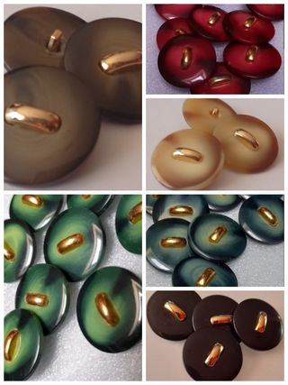 Lote 14 botones - 9 colores