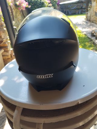 Casco moto negro mate talla XL
