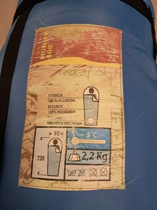 Saco dormir Mummy 400 - Azul