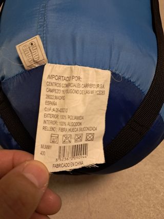 Saco dormir Mummy 400 - Azul
