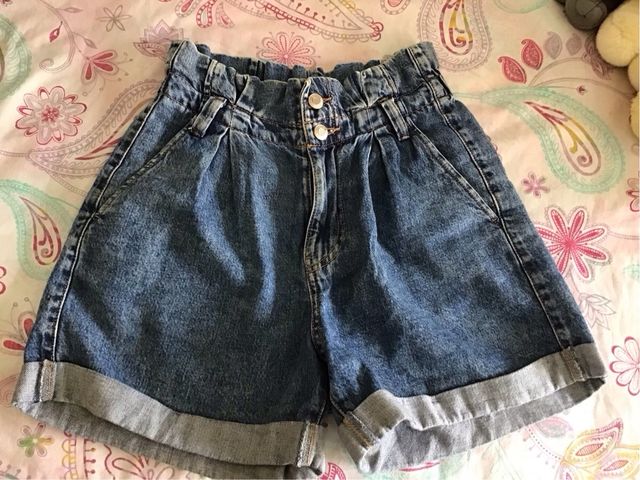 Shorts vaqueros | tiro alto