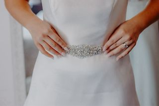 Vestido novia blanco - elegante