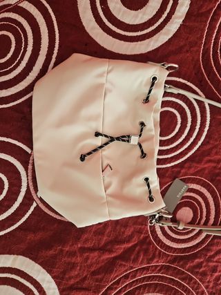 Bolso Parfues color crudo con Corea ajustable tela