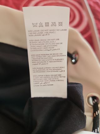 Bolso Parfues color crudo con Corea ajustable tela