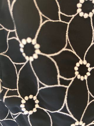 Vestido negro palabra de honor