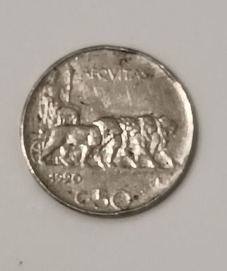 Moneda Italia 50 céntimos 1920