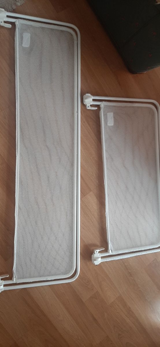 2 Barreras cama niño - Blancas