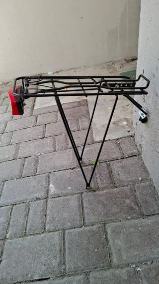 Portapacchi bici usato con luce