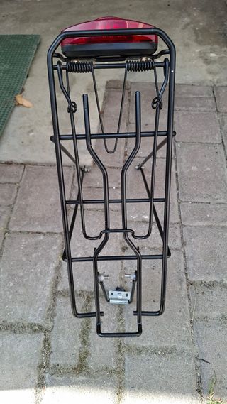 Portapacchi bici usato con luce