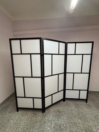 Biombo separador Ikea 3 paneles