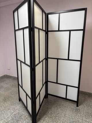 Biombo separador Ikea 3 paneles
