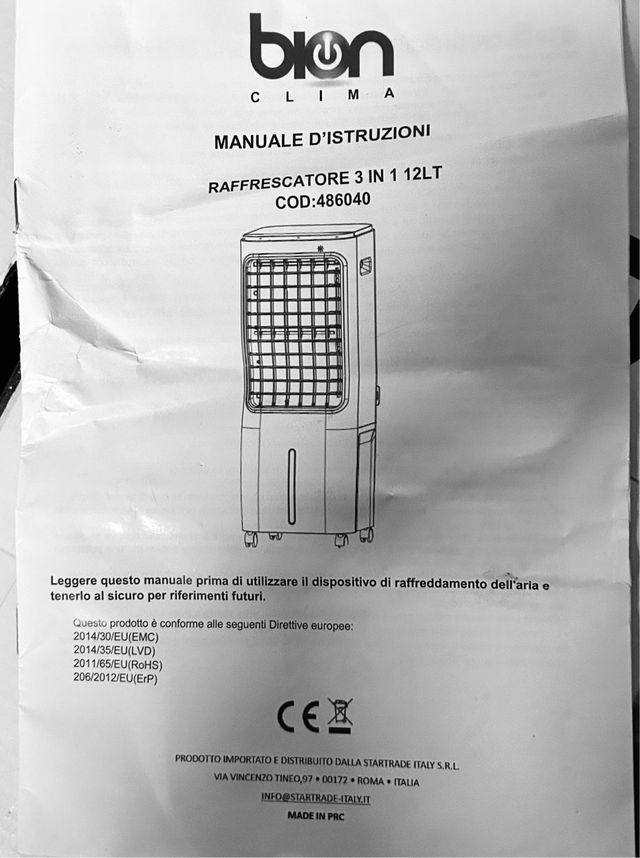 Raffrescatore Bion Clima per la calda estate