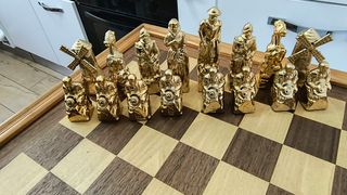 Scacchi Don Chisciotte oro- set completo