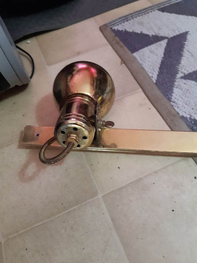Tira luces 3 focos bronce REBAJADO