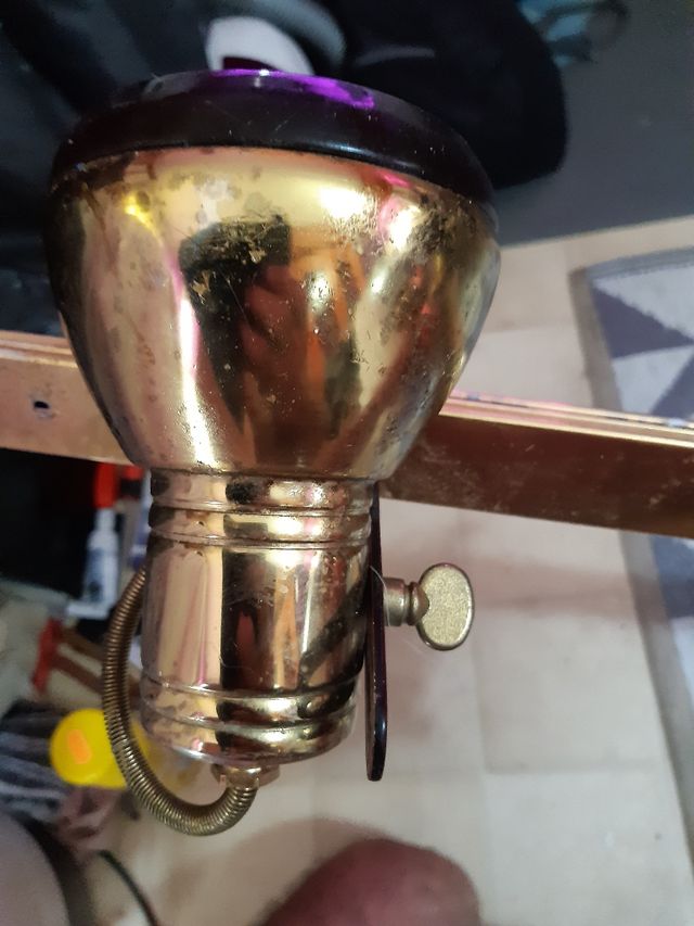 Tira luces 3 focos bronce REBAJADO