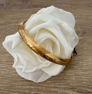 Pulsera oro - media caña