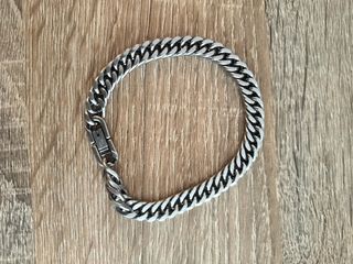 Pulsera plata - Cadena gruesa