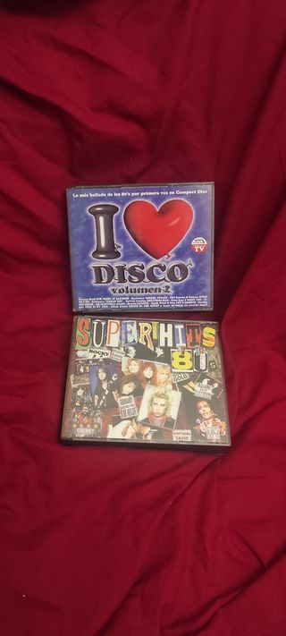 CD's 80's: I ♥ Disco & Superhits 80