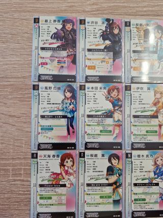 12 cartas Idolmaster especiales