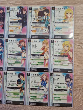 12 cartas Idolmaster especiales