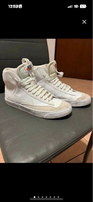 Nike Blazer Mid Vintage - Bianche