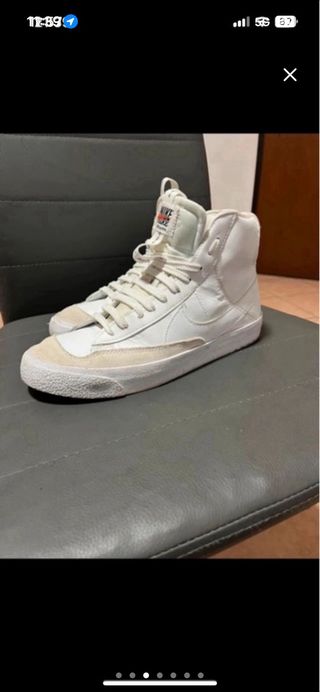 Nike Blazer Mid Vintage - Bianche