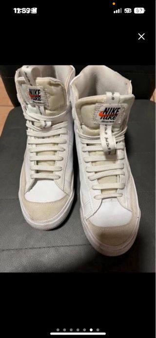 Nike Blazer Mid Vintage - Bianche