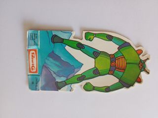 Cromo troquelado Mazinger Z .N ° 58 Jinrai S-1